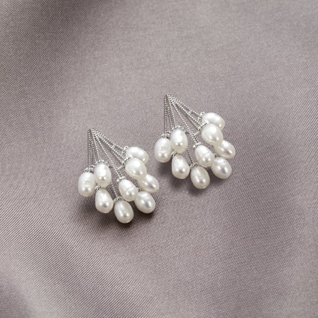 Boucles d'oreilles Pluie de Perles