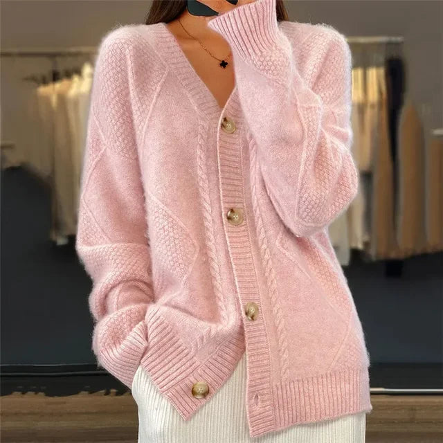 Lenna | Elegant button knit cardigan