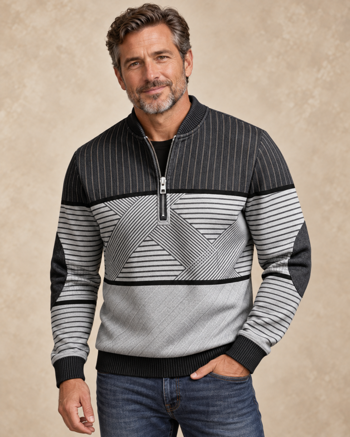 Viktor | Half-Zip Men's Sweater