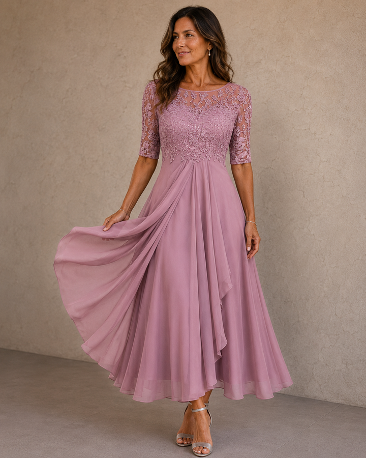 Cecily | ROBE EN CHIFFON ÉLÉGANTE POUR FEMMES