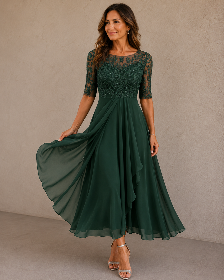 Cecily | ROBE EN CHIFFON ÉLÉGANTE POUR FEMMES