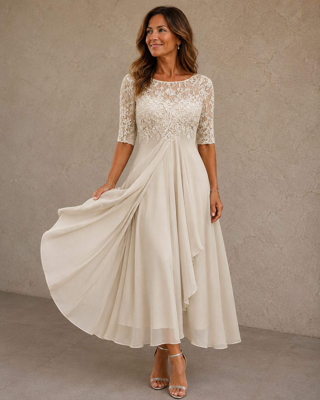 Cecily | ROBE EN CHIFFON ÉLÉGANTE POUR FEMMES