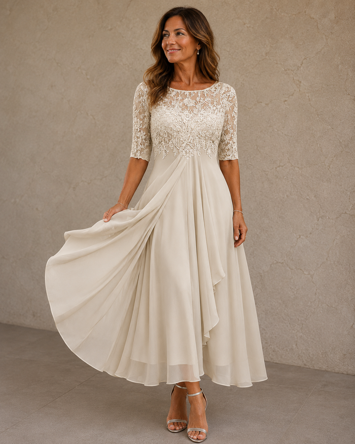 Cecily | ROBE EN CHIFFON ÉLÉGANTE POUR FEMMES