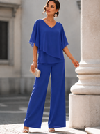 Martha | Two-Piece Wide-Leg Pant Set