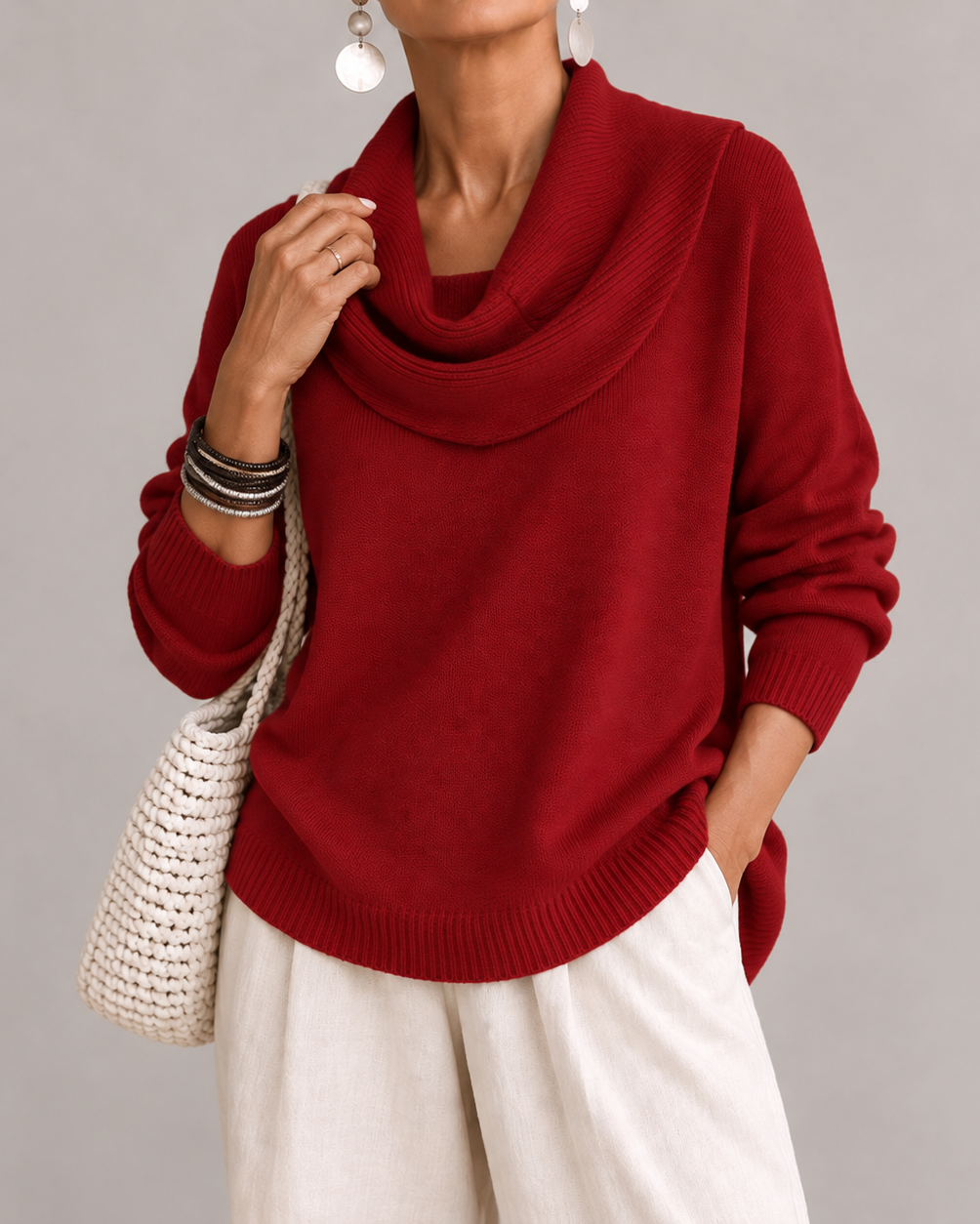 Julieth | Cowl Neck Sweater