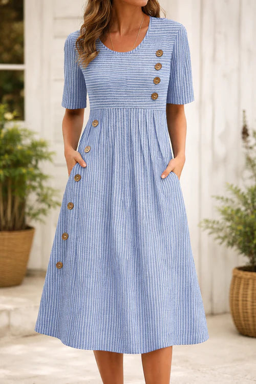 Carlota | Robe d'été rayée
