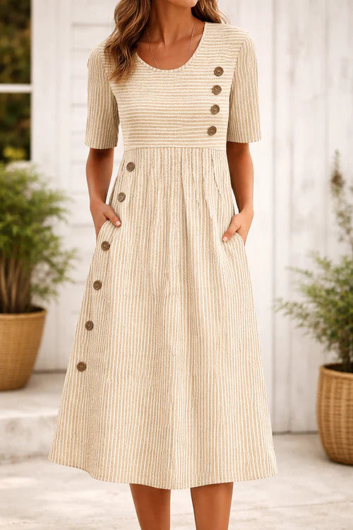 Carlota | Robe d'été rayée