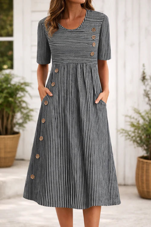 Carlota | Robe d'été rayée