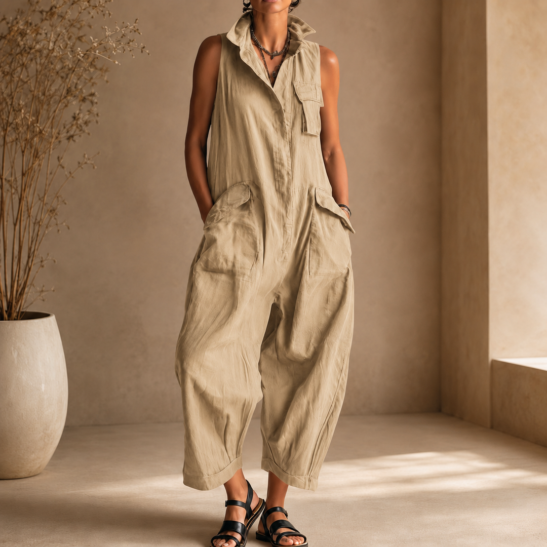 Gasvalde | Elegant Sleeveless Jumpsuit for Women