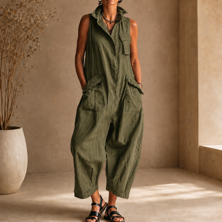 Gasvalde | Elegant Sleeveless Jumpsuit for Women