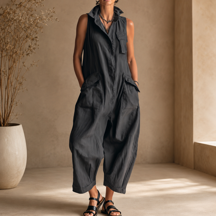 Gasvalde | Elegant Sleeveless Jumpsuit for Women