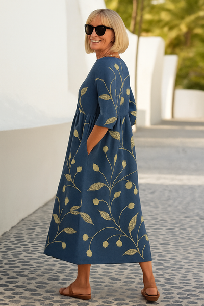Emerald | Relaxed Midi Dress