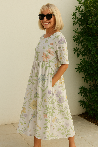 Emerald | Relaxed Midi Dress