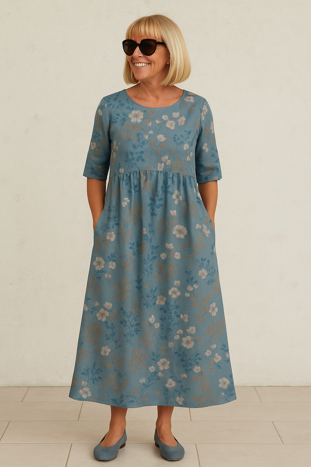 Emerald | Relaxed Midi Dress