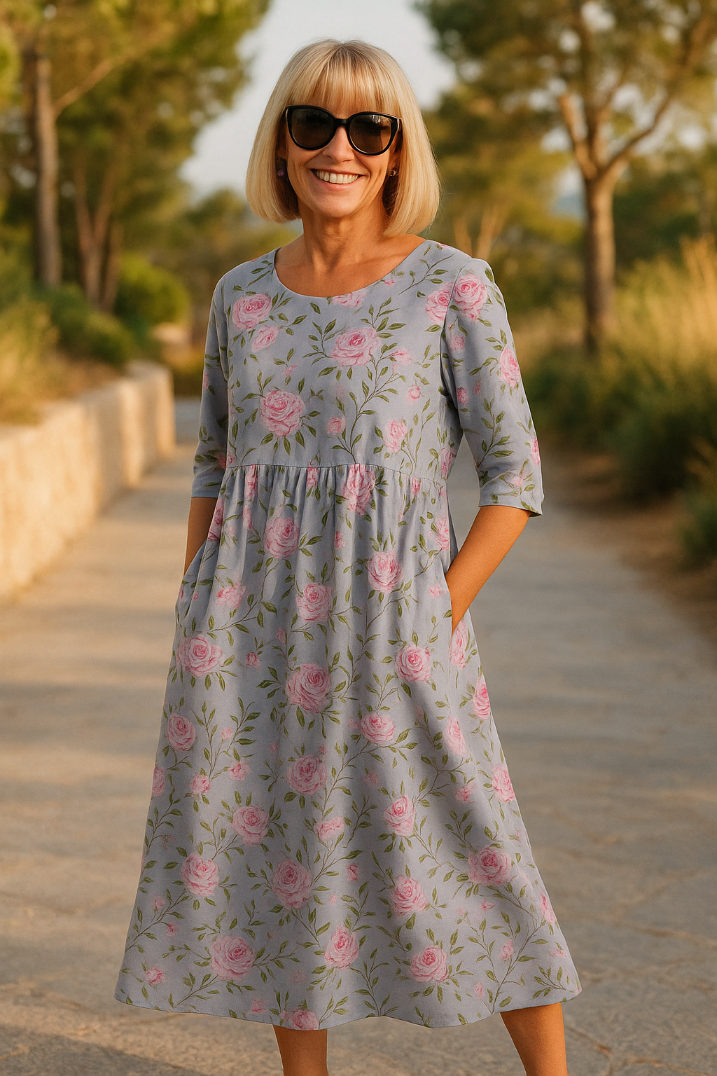 Emerald | Relaxed Midi Dress