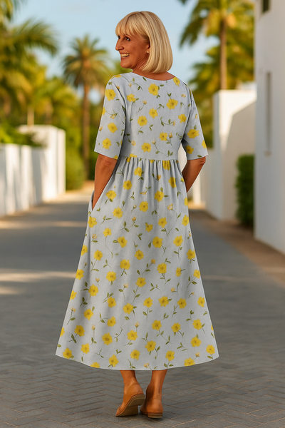 Emerald | Relaxed Midi Dress