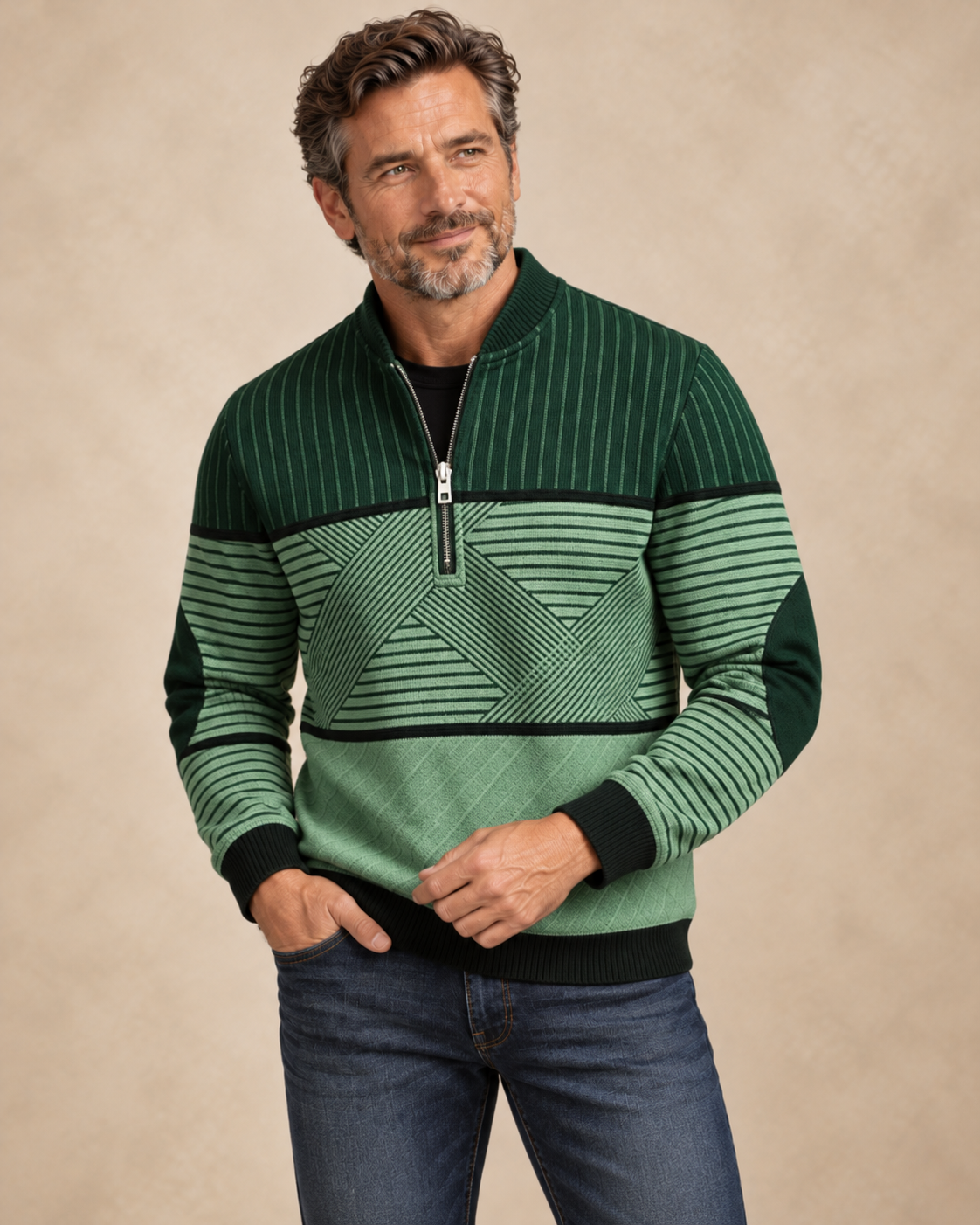 Viktor | Half-Zip Men's Sweater