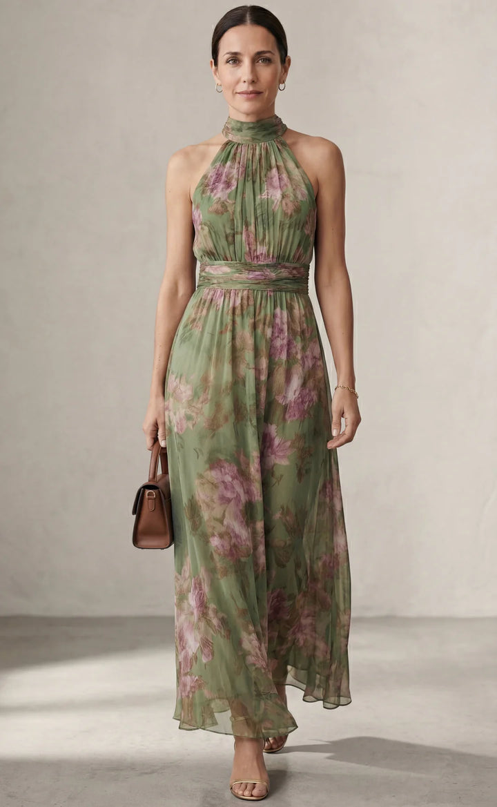 Florence | Robe longue fleurie