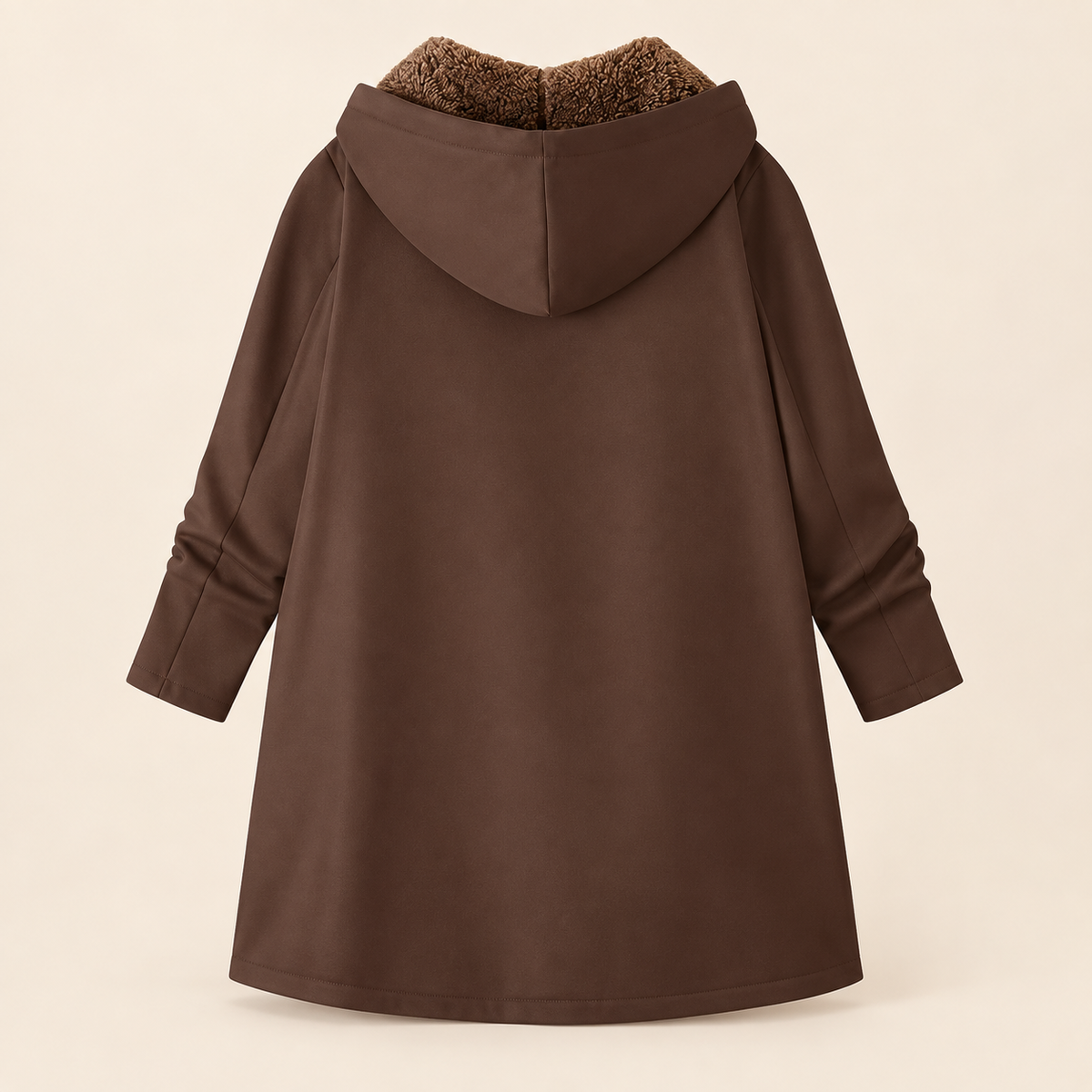 Adelyn | Cozy Sherpa-Lined Hooded Coat