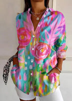 Selina | Colorful print blouse