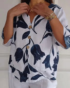 Eliana | Casual Floral Print Shirt