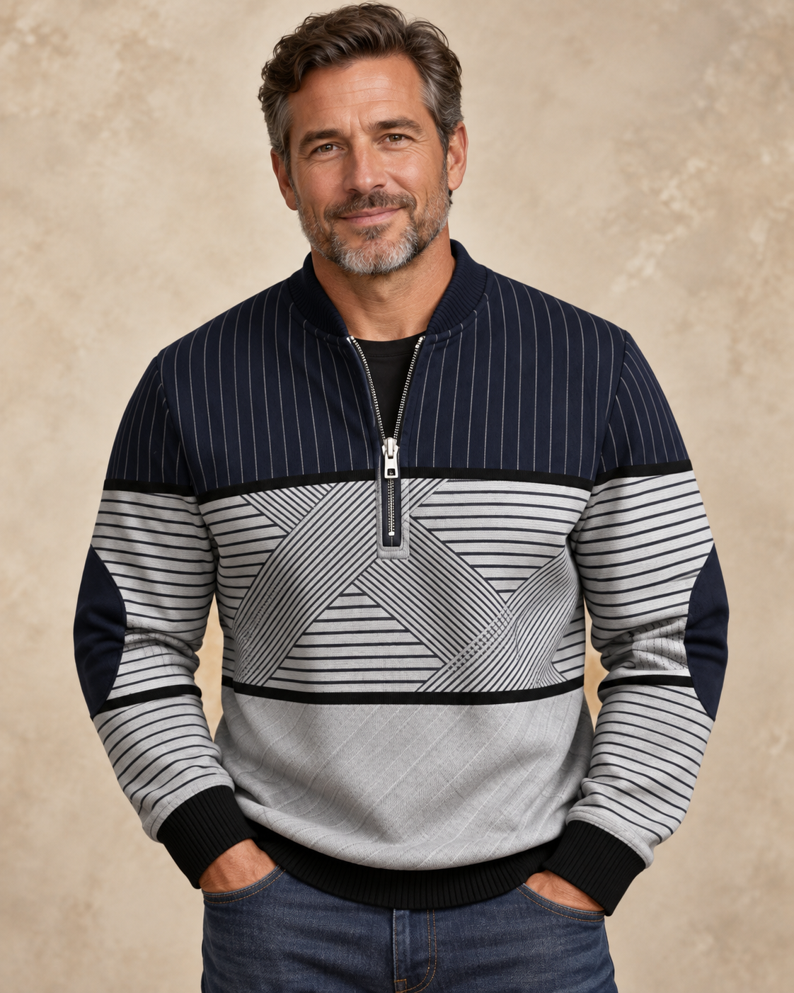 Viktor | Half-Zip Men's Sweater