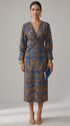 Julieta | Printed midi dress