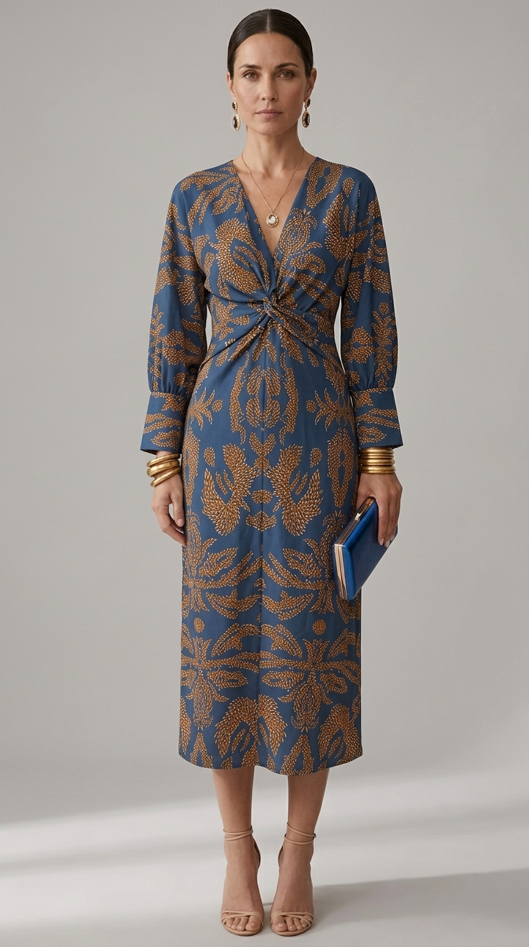Julieta | Printed midi dress