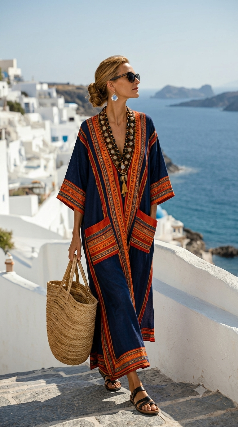 Renée | Long summer caftan