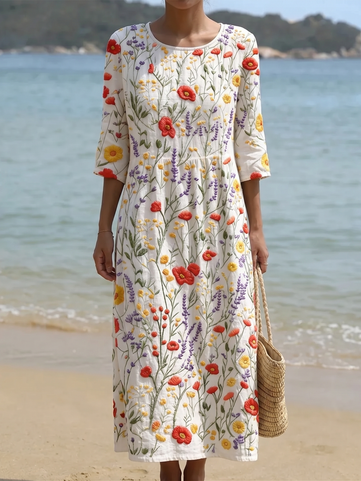 Christina | Robe imprimée florale