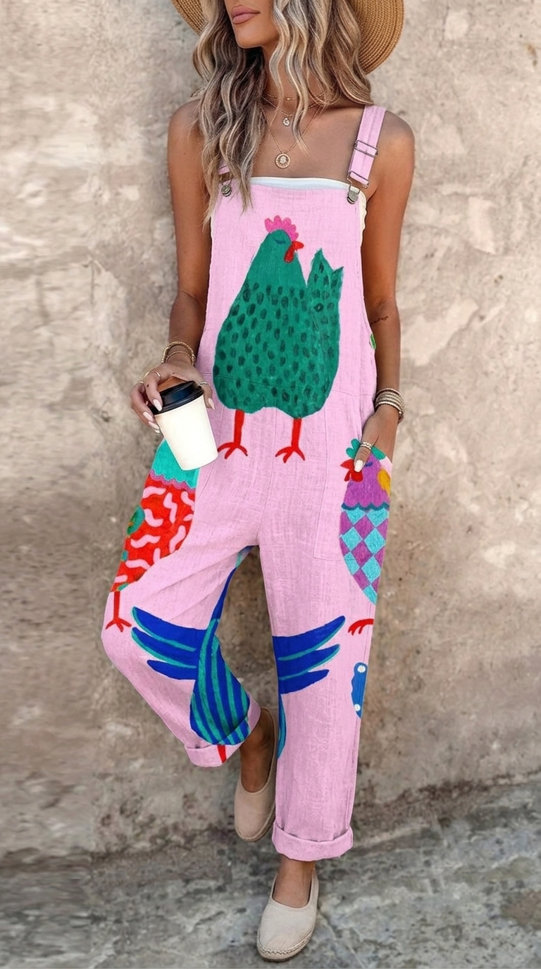 Mirrin | Comfortable Printed Jumpsuit