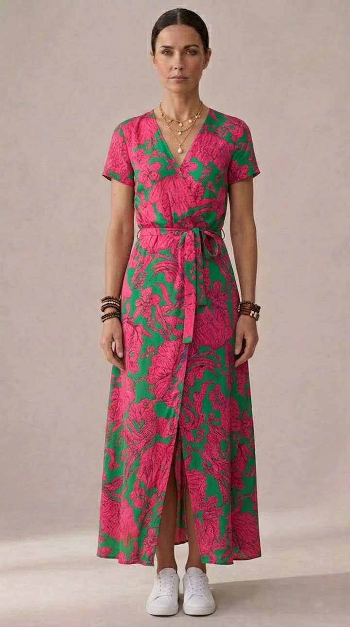 Ana | Robe à imprimé floral printemps