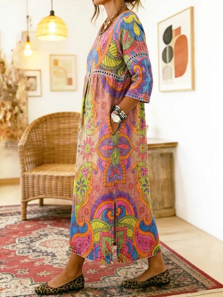 Véronique | Printed Dress