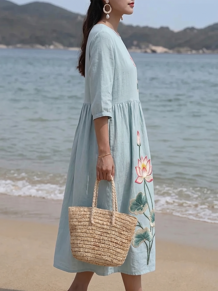 Vanessa | Robe fleurie élégante