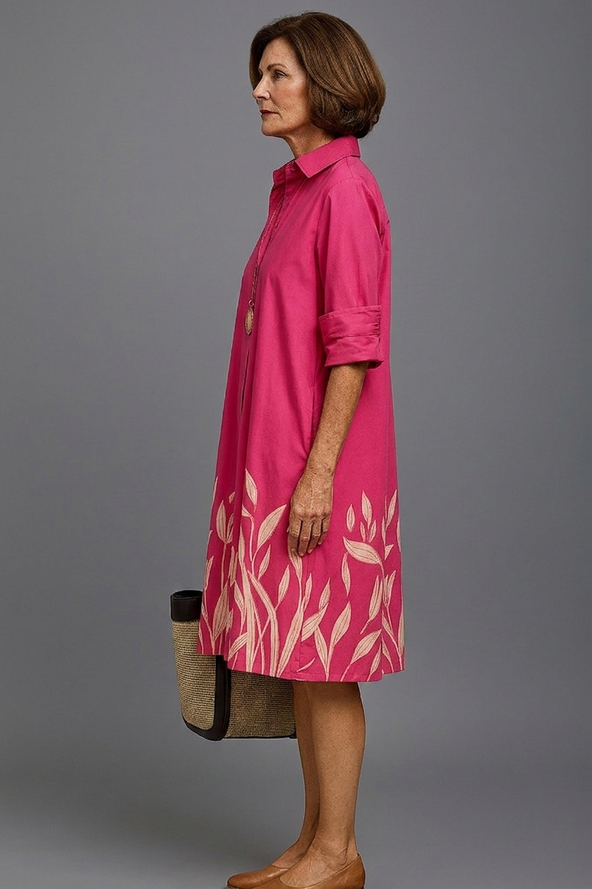 Grace | Robe midi soignée et stylée