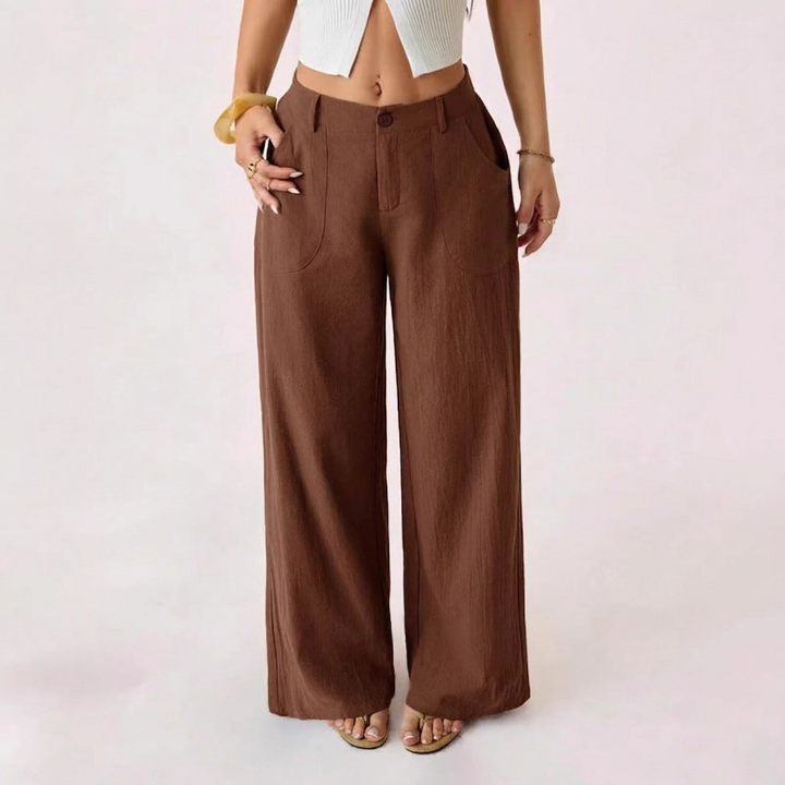 Élinne | Pantalon confortable en lin