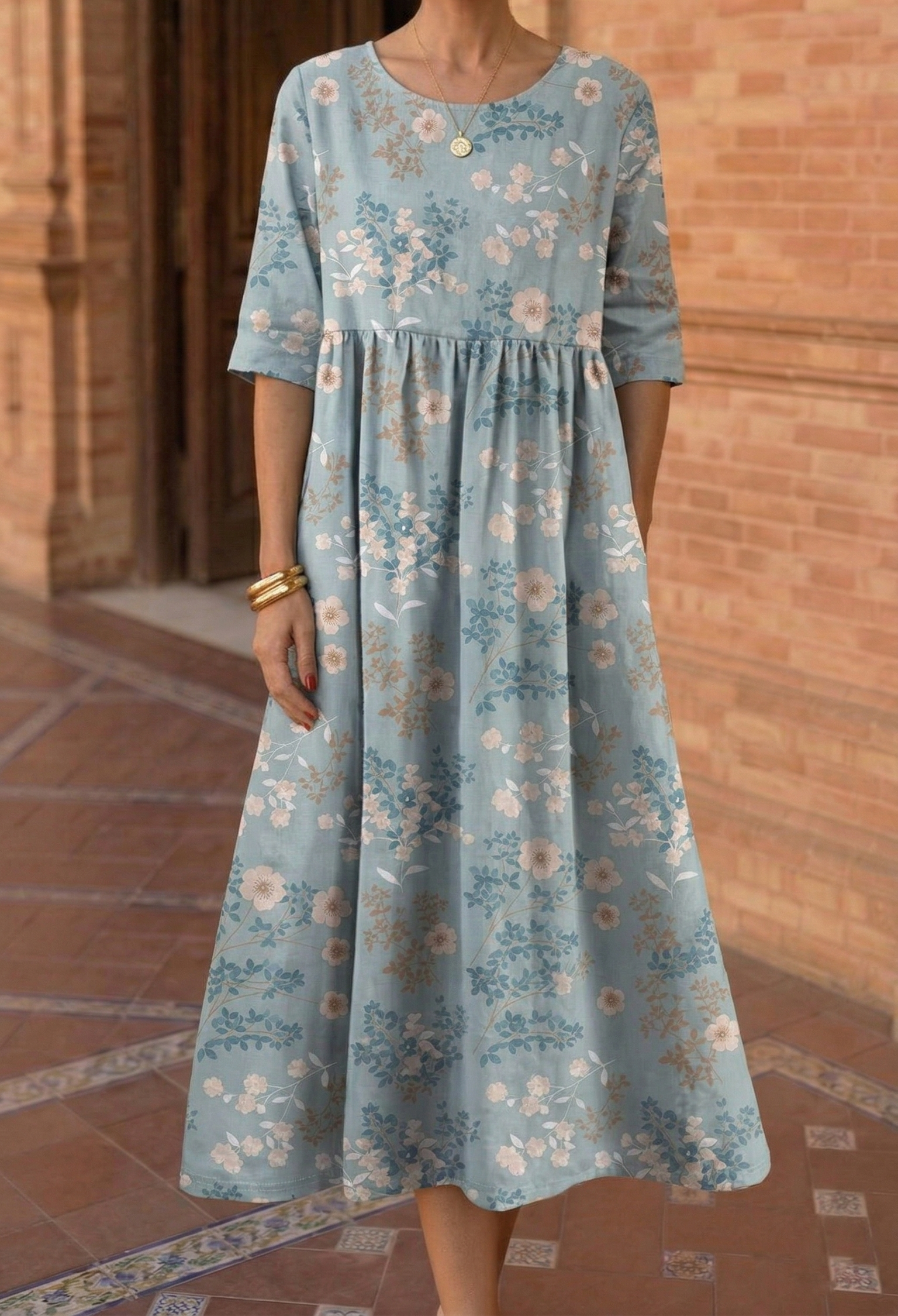Emerald | Relaxed Midi Dress