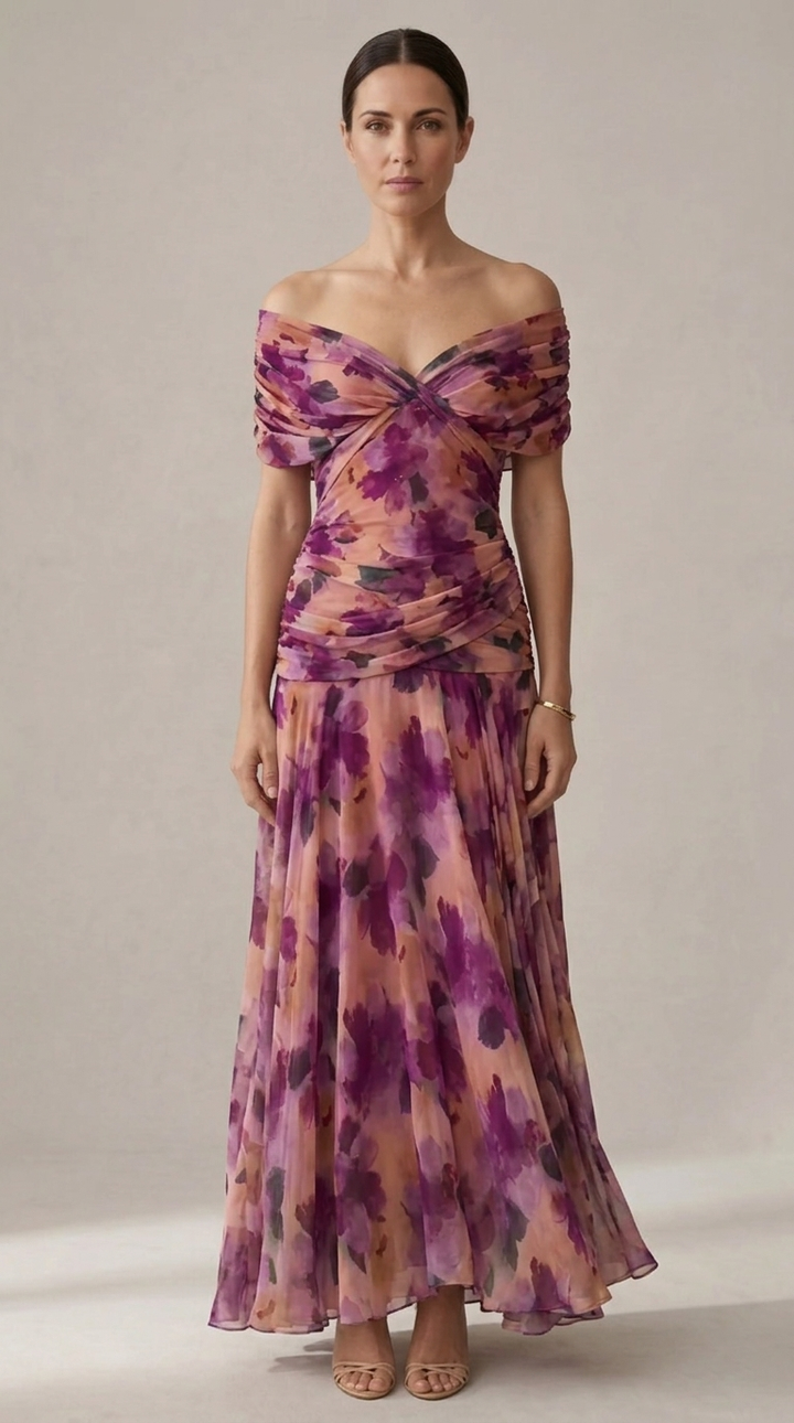 Turia | Robe plissée taille haute