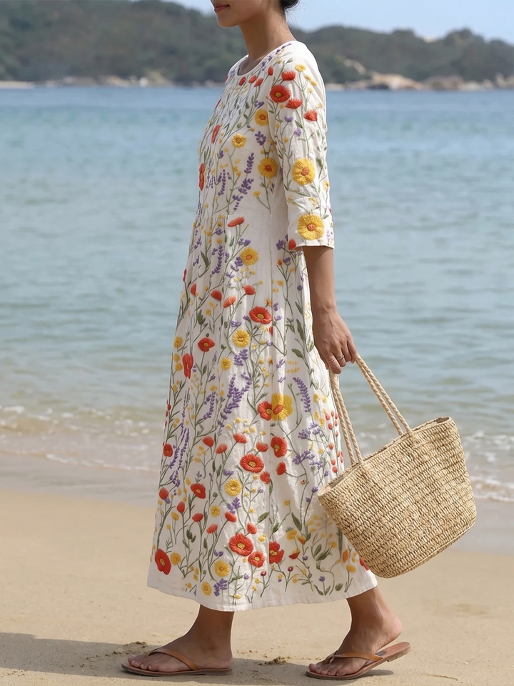 Christina | Robe imprimée florale