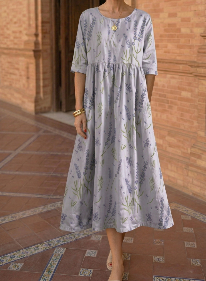 Émeraude | Robe Midi Décontractée