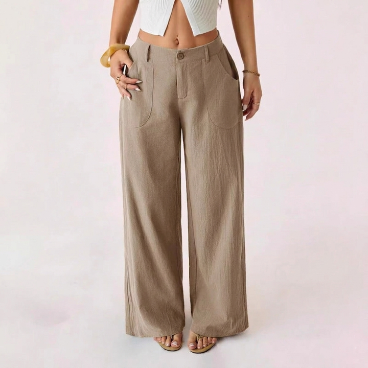 Élinne | Pantalon confortable en lin