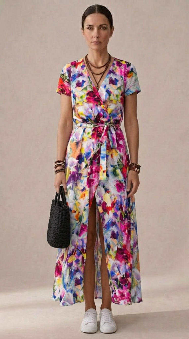 Ana | Robe à imprimé floral printemps