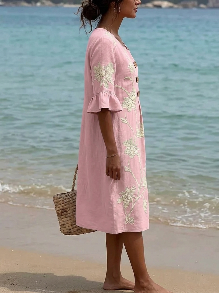 Calerina | Robe imprimée florale