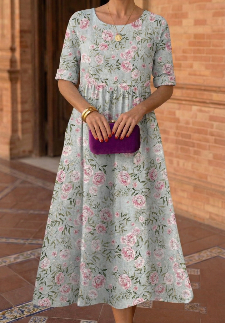 Émeraude | Robe Midi Décontractée
