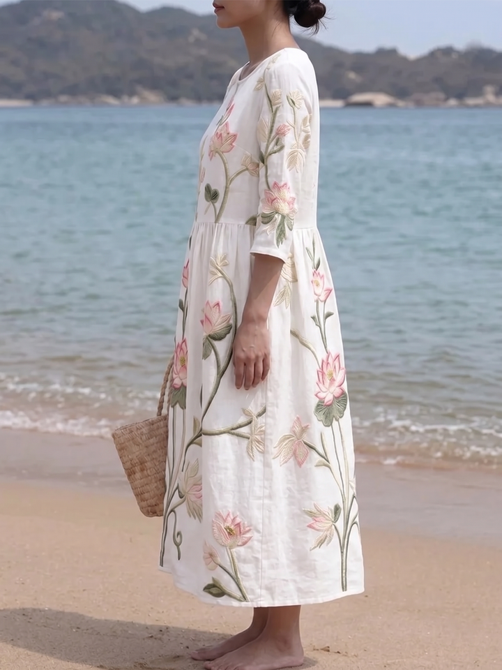 Samira | Robe à imprimé floral