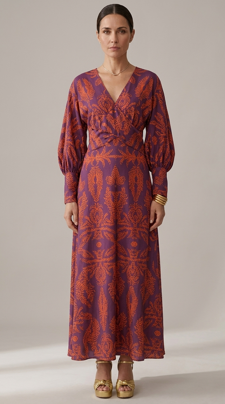 Julieta | Printed midi dress