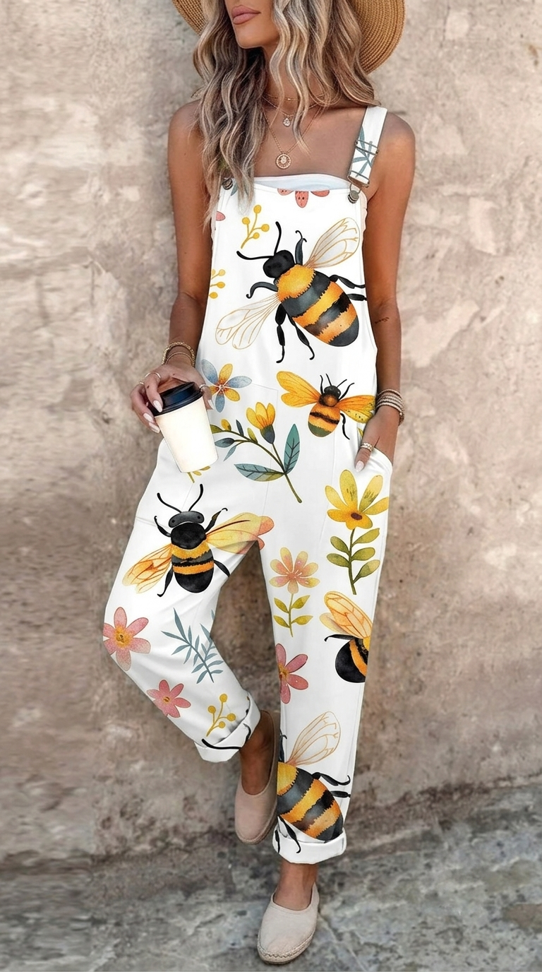 Novara | Comfortable Printed Jumpsuit