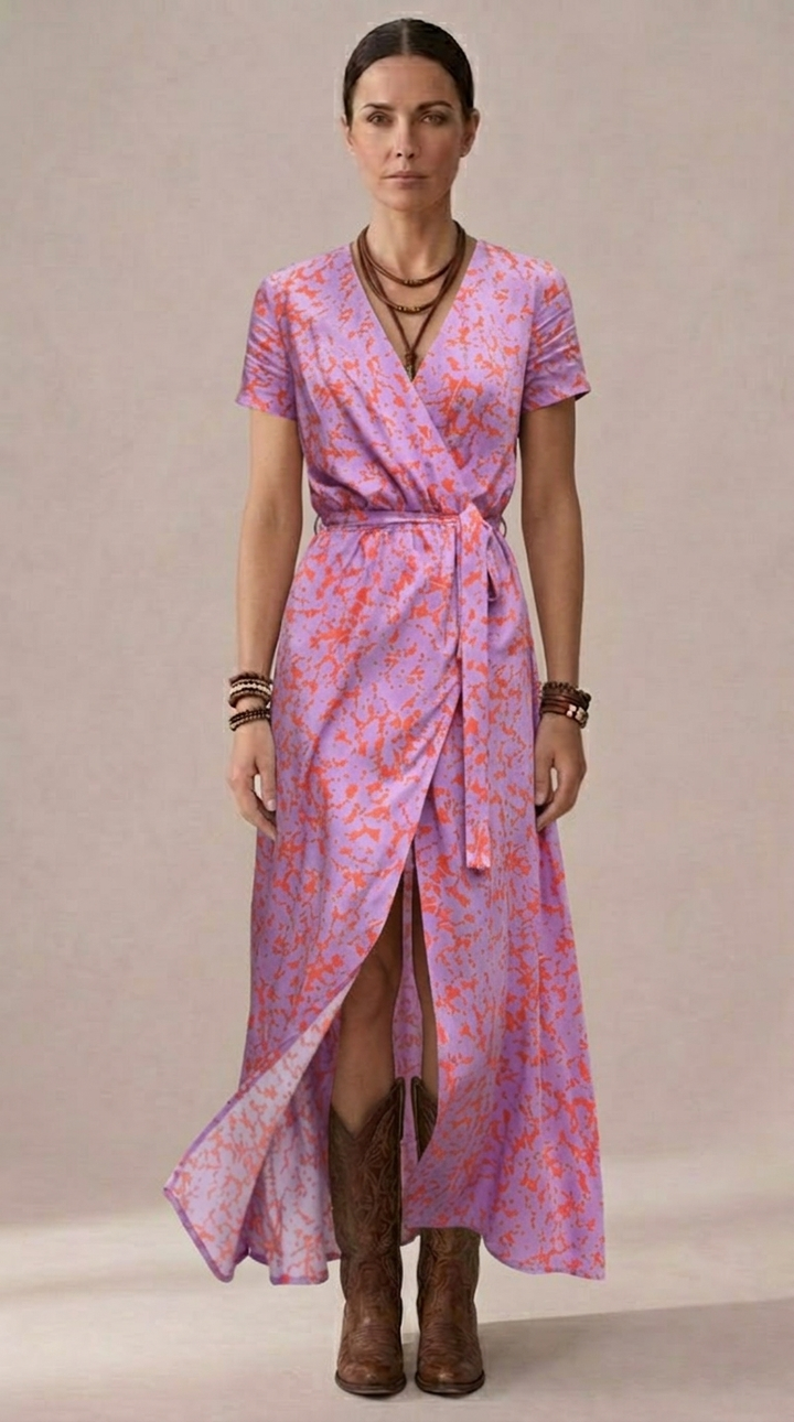 Ana | Robe à imprimé floral printemps