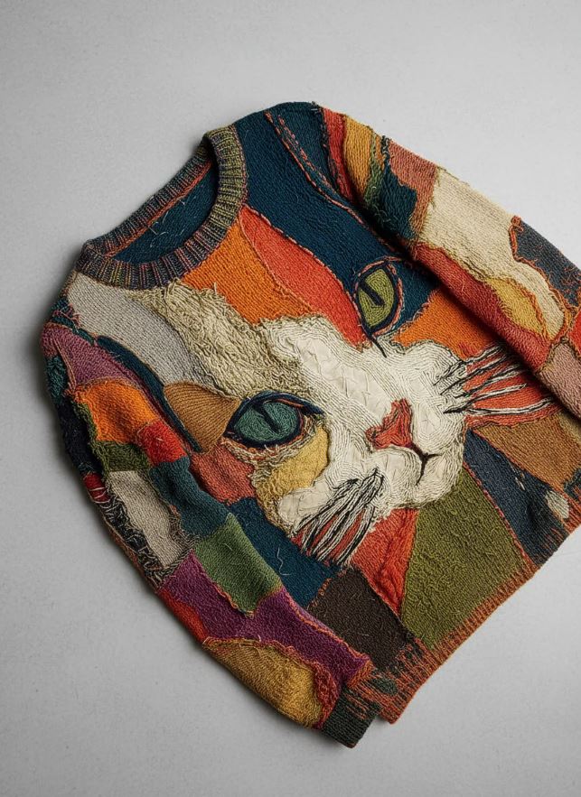 Isabel | Pull artistique imprimé