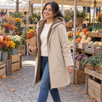 Adelyn | Cozy Sherpa-Lined Hooded Coat